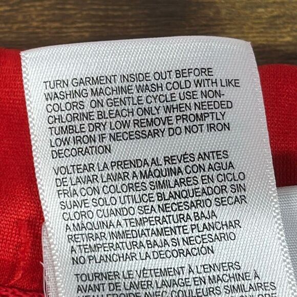 NHL Washington Capitols Quarter zip Shirt Mens size M Medium Red - Picture 6 of 6